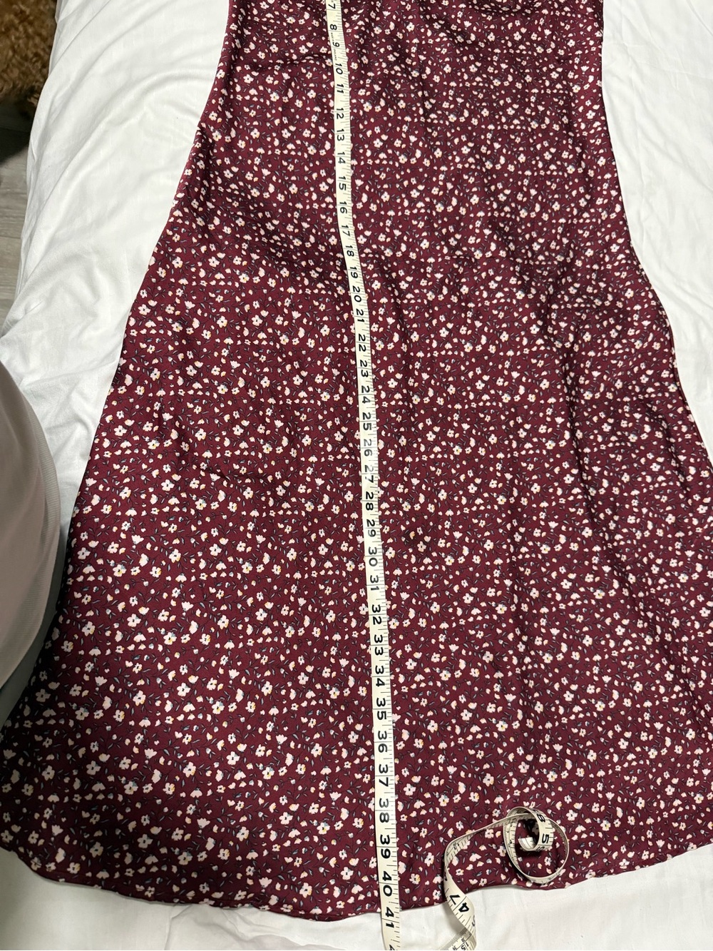 Forever 21 Burgundy Floral Dress